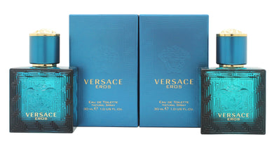 Versace Eros Presentset 2 x 30ml EDT Spray - Fragrance Store