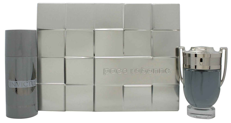 Paco Rabanne Invictus Gift Set 100ml EDT + 150ml Deodorantsprej