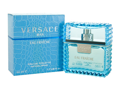 Versace Man Eau Fraiche Eau de Toilette 50ml Spray - Fragrance Store