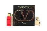 Valentino Voce Viva Gift Set 50ml EDP + 15ml EDP + 100ml Body Lotion